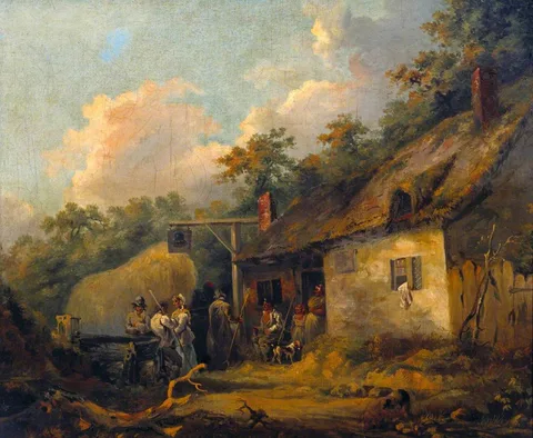 William Turner, Peasants outside an Inn