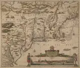 Justus Danckerts, Novi Belgii Novaeque Angliae nec non Pennsylvaniae et partis Virginiae tabula multis in locis emendata