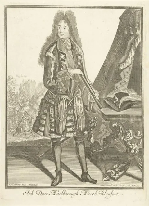 Justus Danckerts, Joh. Dux Marlborough. March Blanfort
