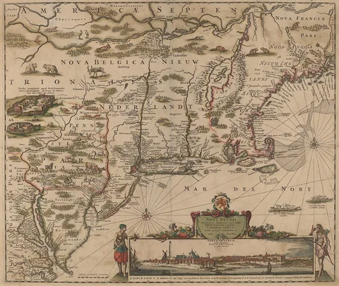Justus Danckerts, Americae Septentrionalio