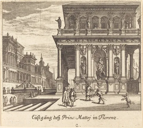 Melchior Küsel, Palace, Florence