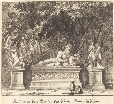 Melchior Küsel, Gardens of Prince Mattei, Rome