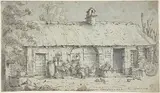 Joseph Farington, Cottage on the Road from Lausanne to Geneva