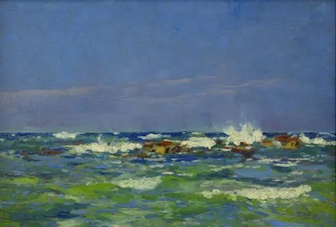 James Nairn, A hot afternoon, Kaikoura shore