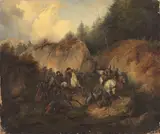 Heinrich Ambros Eckert, The battle between Cossacks and Circassians