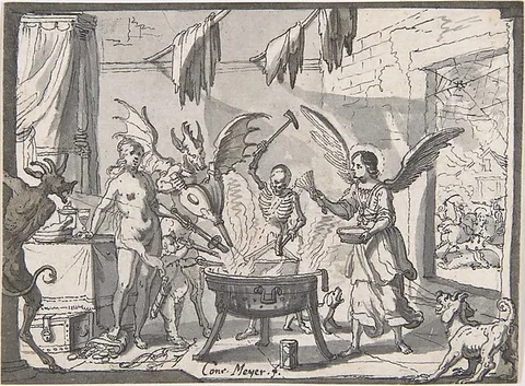 Conrad Meyer, The Devil's Kitchen Visited by an Angel