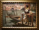 Alessandro Milesi, The crossing (The sailor's departure)