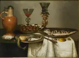 Cornelis Mahu, Fish still life