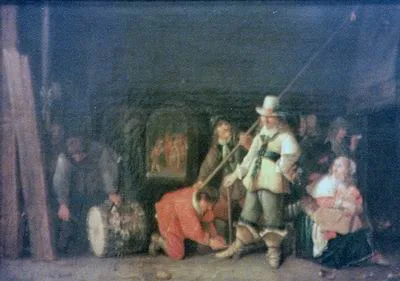 Cornelis Mahu, Soldiers in a Guardroom