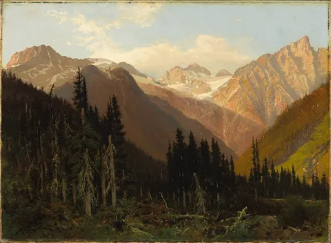 John Arthur Fraser, At the Rogers Pass, Summit of the Selkirk Range, B.C.