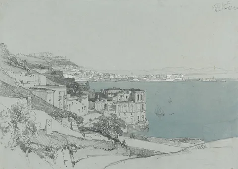 James Duffield Harding, Naples from the Strada Nouva, Nov.26, 1830