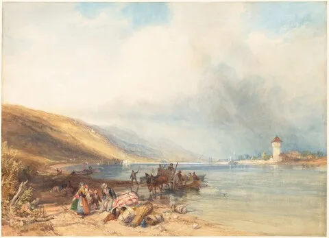 James Duffield Harding, Oberlahnstein on the Rhine