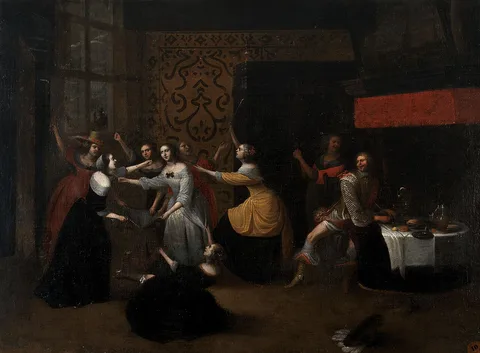 Hieronymus Janssens, Game of Main chaude""