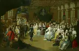 Hieronymus Janssens, Charles II dancing at a Ball at Court