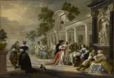 Hieronymus Janssens, The Game of Pat-a-Cake