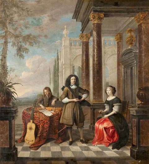 Hieronymus Janssens, Portrait of a Family