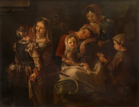 Giacomo Francesco Cipper, Peasant Women and Children