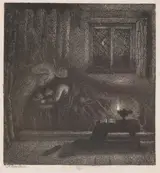 Charles West Cope, Milton's Dream of his Deceased Wife