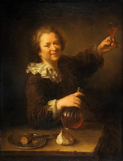 Alexis Grimou, Self-portrait as a Drinker ('The Toper')