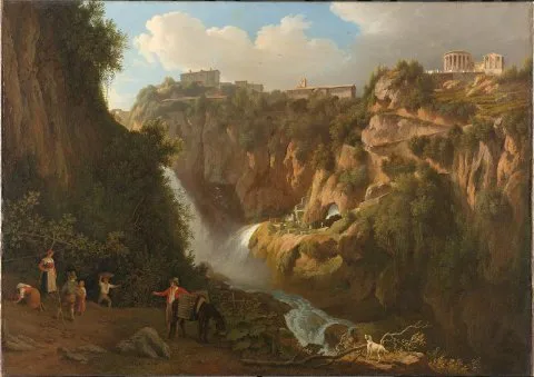 Abraham Teerlink, The Waterfall at Tivoli
