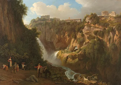 Abraham Teerlink, The Waterfall at Tivoli