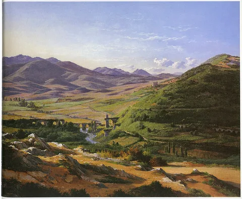 Abraham Teerlink, The bridge of Augustus near Narni