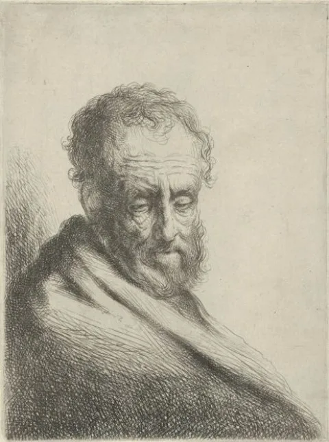 Jan van Noordt, Buste van een oude man