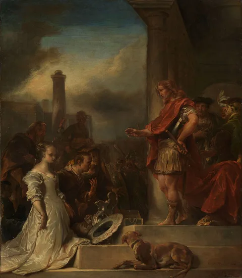 Jan van Noordt, The continence of Scipio