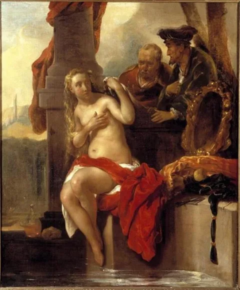 Jan van Noordt, Susanna harassed by the Elders (Daniel 13:1-63)