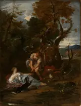 Livio Mehus, Huntresses Resting