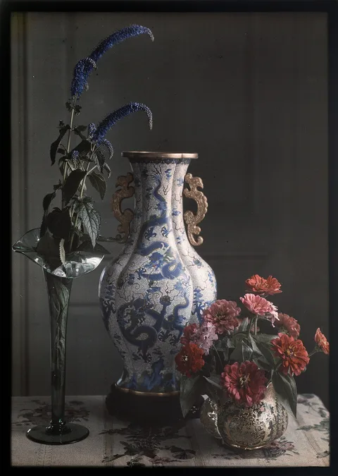 Frederick Samuel Dellenbaugh, Still Life with Ornate Chinese Vase