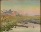 Józef Ryszkiewicz, Return to a burned house