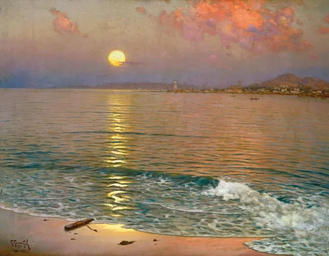 Guillermo Gómez Gil, Sun dawn over the Coast of Malaga
