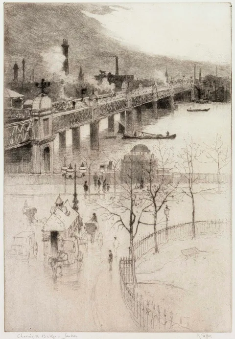 Robert Charles Goff, Charing Cross Bridge