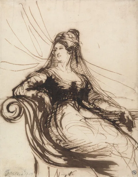 John Hayter, Portrait of a Lady, called Mademoiselle Sontag