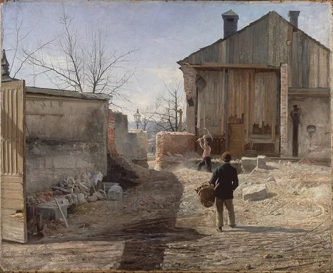 Anshelm Leonard Schultzberg, Demolishing the Old Orphanage, Stockholm