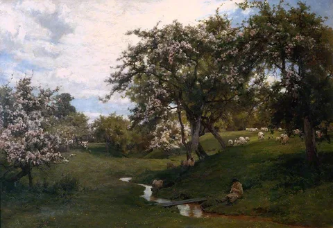 Alfred Parsons, ‘When Nature Painted all Things Gay’