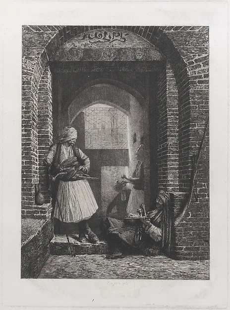 Paul Adolphe Rajon, Arnaut Guardhouse in Cairo