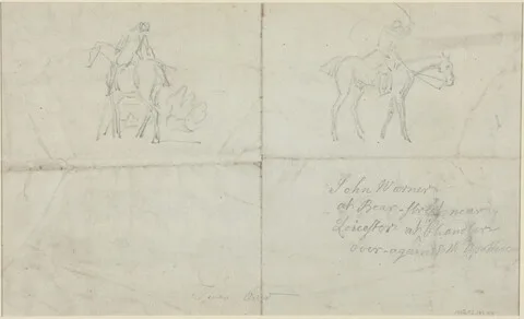 James Seymour, Mounted Horsemen [verso]