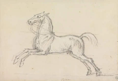James Seymour, Flying Childers Galloping to Left: Bridled but not Saddled