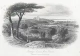 Thomas Hosmer Shepherd, Penrhyn Castle, from Penlan