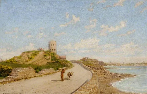 John Mulcaster Carrick, View of First Tower Looking towards St Sampsons