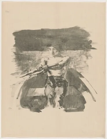 Alexandre Lunois, Etude (Le rameur)