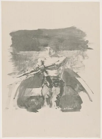 Alexandre Lunois, Etude (Le rameur)