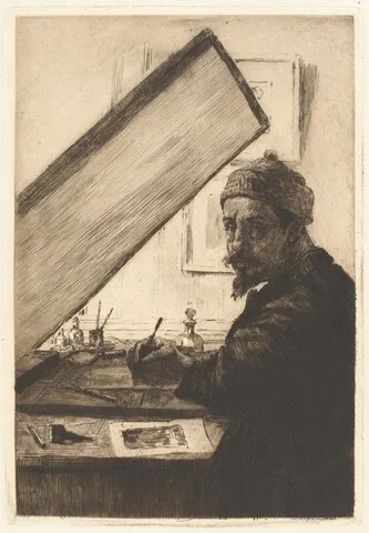Alexandre Lunois, Self-Portrait