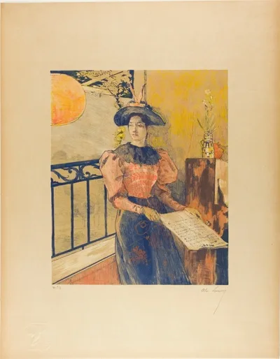 Alexandre Lunois, The Light, from the third album of L'Estampe originale