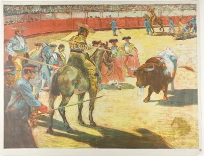 Alexandre Lunois, Bull-Fight