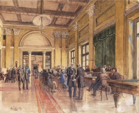 Róbert Nádler, Kálmán Tisza in the Liberal Club