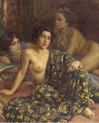 Carlo Wostry, Moroccan Women