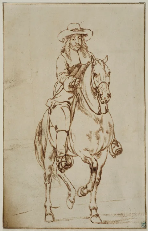 Jan Martszen de Jonge, Portrait of a Man on a Horse